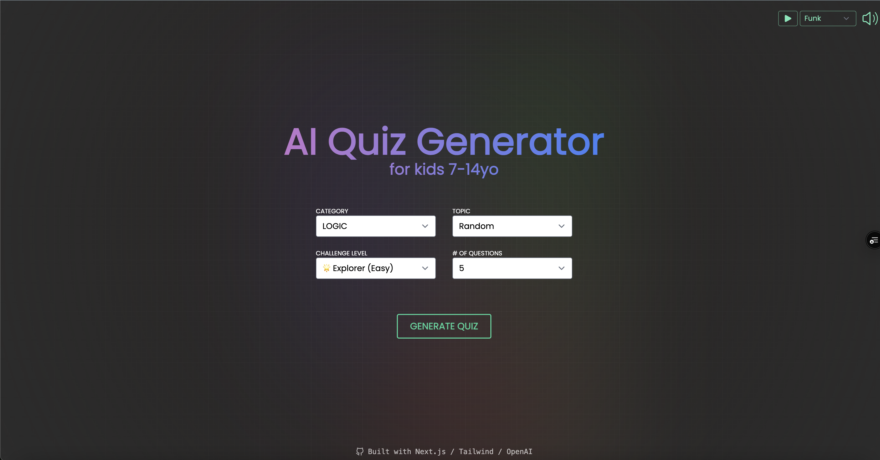 AI Educational Quizzes